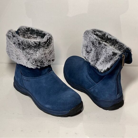 Muk Luks Ariel Water-Repellent Suede Winter Boots - Picture 2 of 6